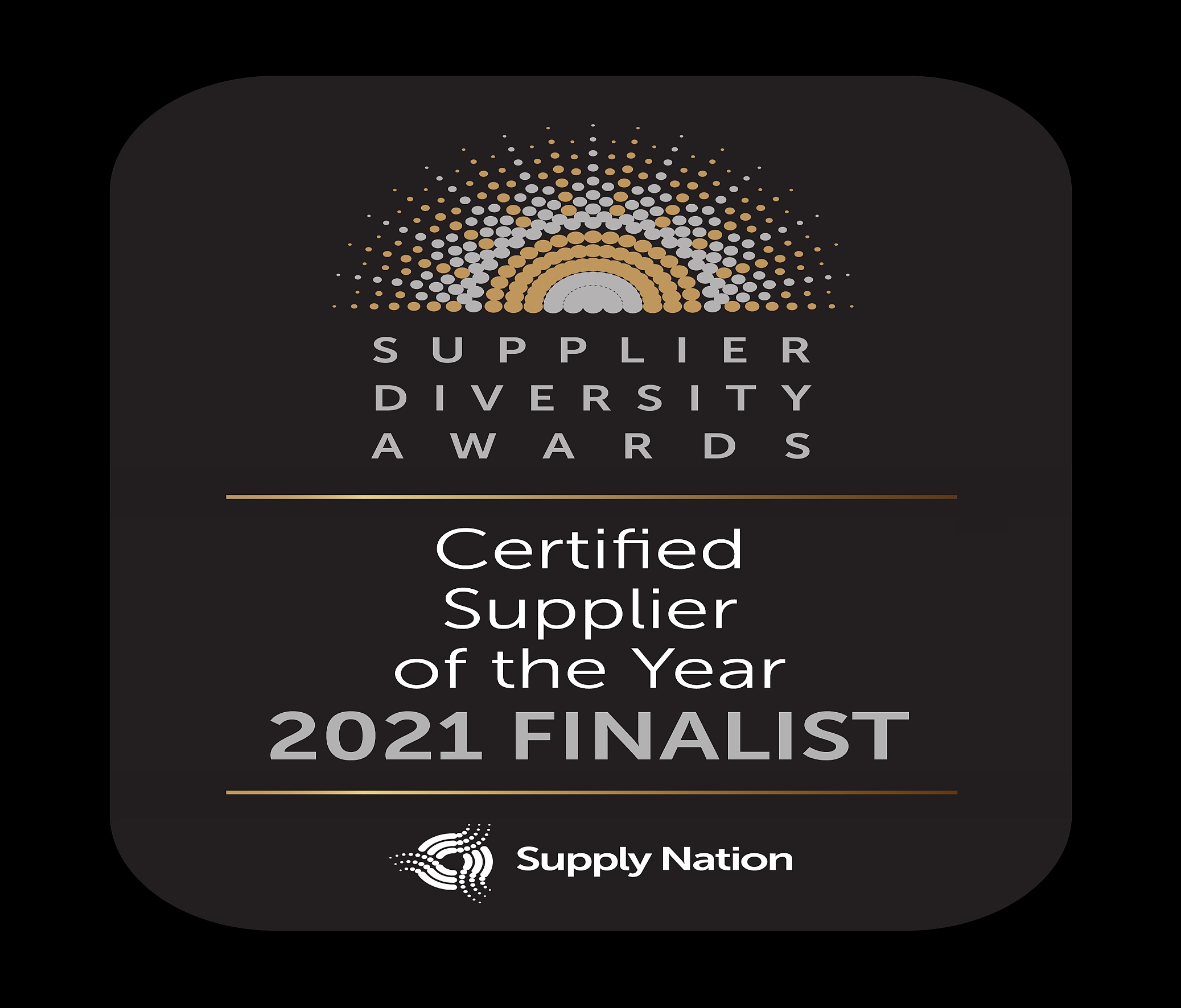 Certified Supplier of the Year Badge rs